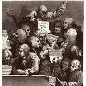 The Musical group by Hogarth