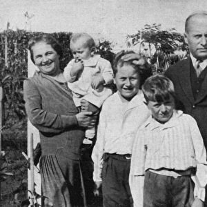 Mussolini and Family