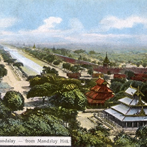 Myanmar - Mandalay - View from Mandalay Hill