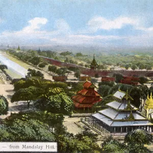 Myanmar - Mandalay - View from Mandalay Hill