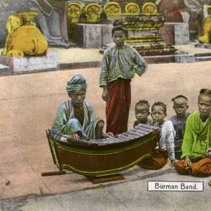 Myanmar - Street Musicians with Pattala and Mon Violin