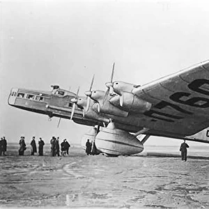 A N Tupolev ANT-20bis (forward view, on the ground) of