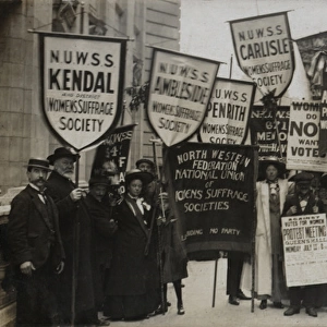 N. U. W. S.s Demonstration Kendal Keswick