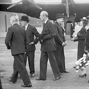 The naming ceremony of Handley Page Halifax I L9608