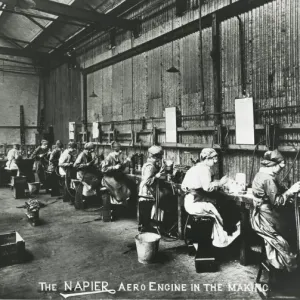 The Napier aero engine in the making The Napier aero engine in the making