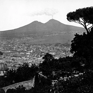 Naples and Vesuvius, Italy