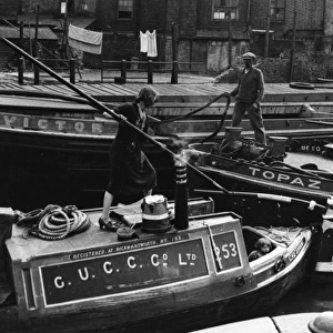 Narrow Boats in the Dock