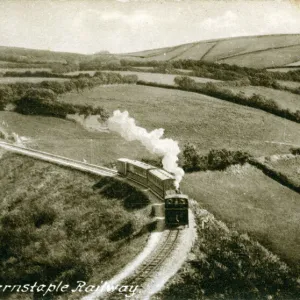 Narrow Guage Railway Locomotive, Barnstaple, Devon