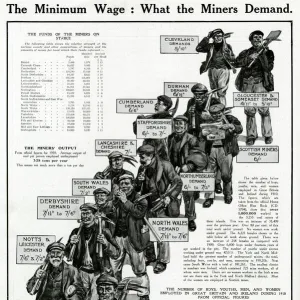 National coal strike - demands of miners 1912