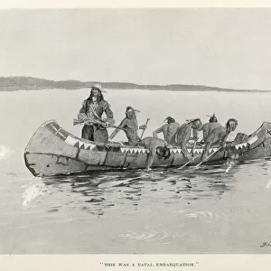 Native American Canoe