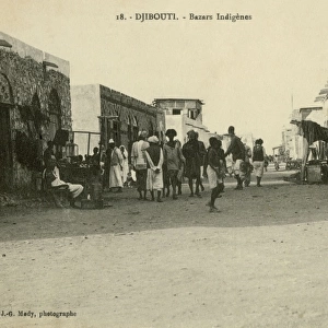Native bazaar in Djibouti