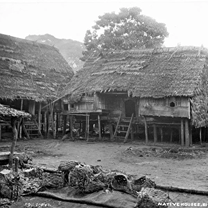 Native Houses, Ki Dulan, Moluccas