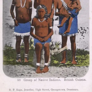 Native Indian family, Guyana, South America