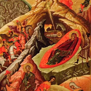 Nativity of Christ. 16th century, by Onufri