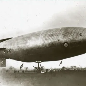 Naval Airship No. 4. on ground Naval Airship No. 4. on ground