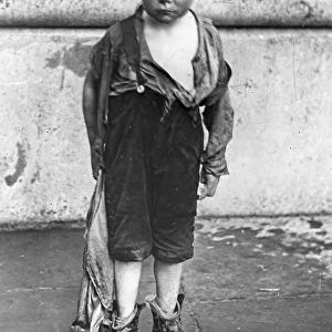 Neglected boy from a South Wales mining district