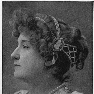 Nellie Melba, opera singer, in the title role of Aida