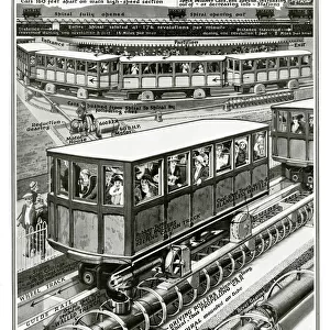 Never-stop railway at British Empire Exhibition 1924