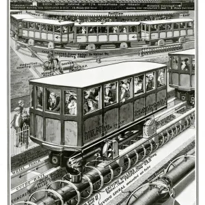 Never-stop railway at British Empire Exhibition 1924