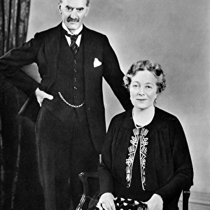 Neville Chamberlain and Mrs. Chamberlain, 1938