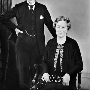 Neville Chamberlain and Mrs. Chamberlain, 1938