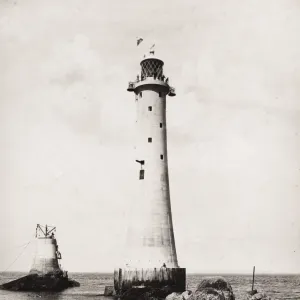 The new Eddystone Lighthouse after completion, c. 1890