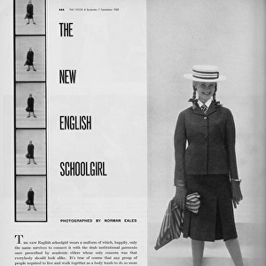 The New English School Girl - Felixstowe College uniform