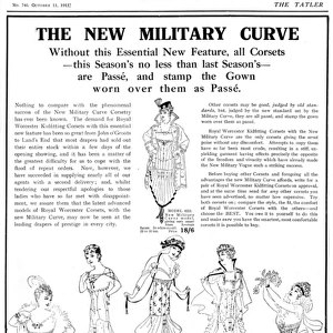 New Military Curve corsets, WW1