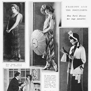New Paris dresses from the stage, 1925
