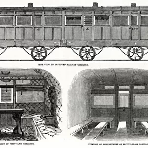 New railway carriage 1847