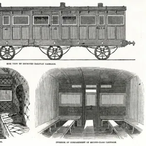 New railway carriage 1847