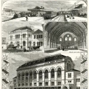 New stations on the North London railway 1870