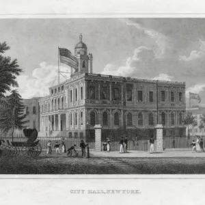 NEW YORK / CITY HALL 1834