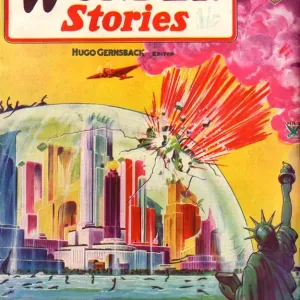 Dôme de New York, Couverture du magazine Wonder Stories Scifi Dôme de New York, Couverture du magazine Wonder Stories Scifi