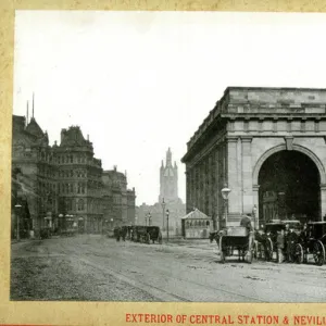 Newcastle Upon Tyne - Central Station and Neville Street