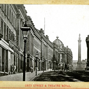 Newcastle Upon Tyne - Grey Street and Theatre Royal