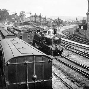 Newton abbott railway station devon in 1899