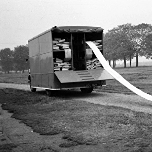 NFS Home Office hose tests, Wimbledon, WW2