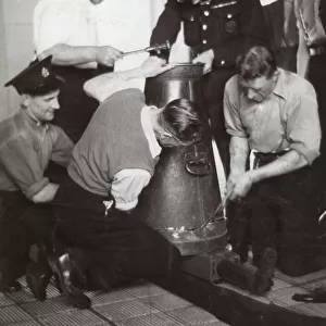 NFS (London Region) Boy trapped in a milk churn
