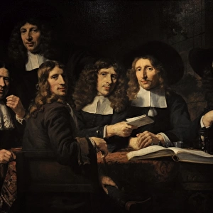 Nicolaes Maes (1634-1693). Dutch Golden Age painter. Six Dea
