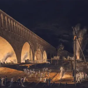 Night View, Bridge at Canaro, by Sanucca Night View, Bridge at Canaro, by Sanucca