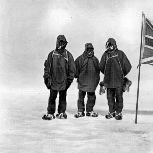 The Nimrod Antarctic Expedition at the furthest point South