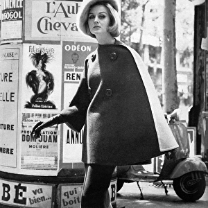 Nina Ricci cape coat 1961