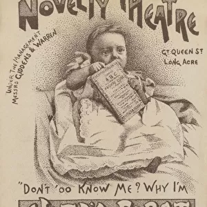 Nitas First, at the Novelty Theatre, Great Queen Street, Long Acre, London
