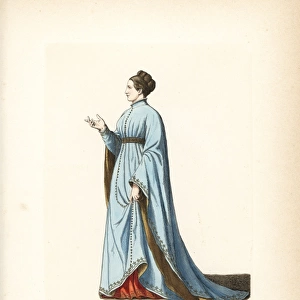 Noble woman of Florence, 14th century