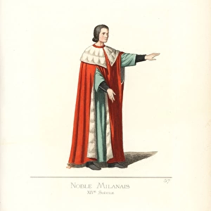 Nobleman of Milan, 14th century