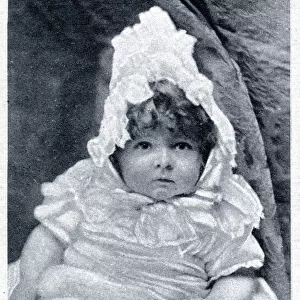 Norah Blaney as a baby