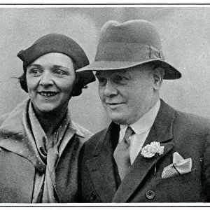 Norah Blaney and her fiance Basil Hughes, 1932