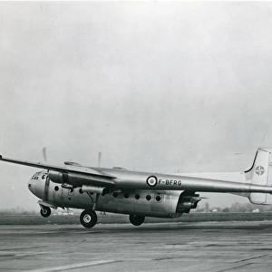 Nord 2508 Noratlas, F-BFRG, was used as an engine testbed
