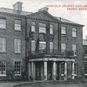 Norfolk County Asylum, Main Building - Front Entrance